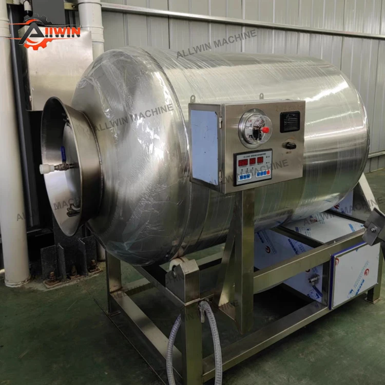 Industrial 1200l vacuum sliced meat fried chicken hamburger pot-stewed tumbler automatic fish tumbler machine