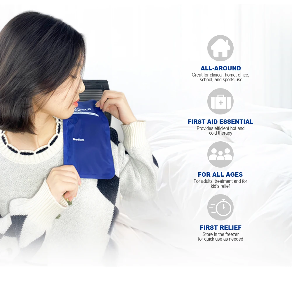 New Arrivals Customized Hot And Cold Sport Injury Relieve Sprain Ice Pack Gel Hot Cold Packs