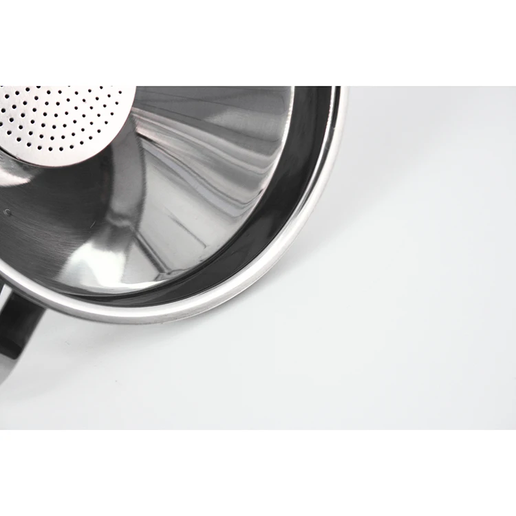 Kitchen Utensil Stainless Steel Use Oil Sauce Filter Funnel