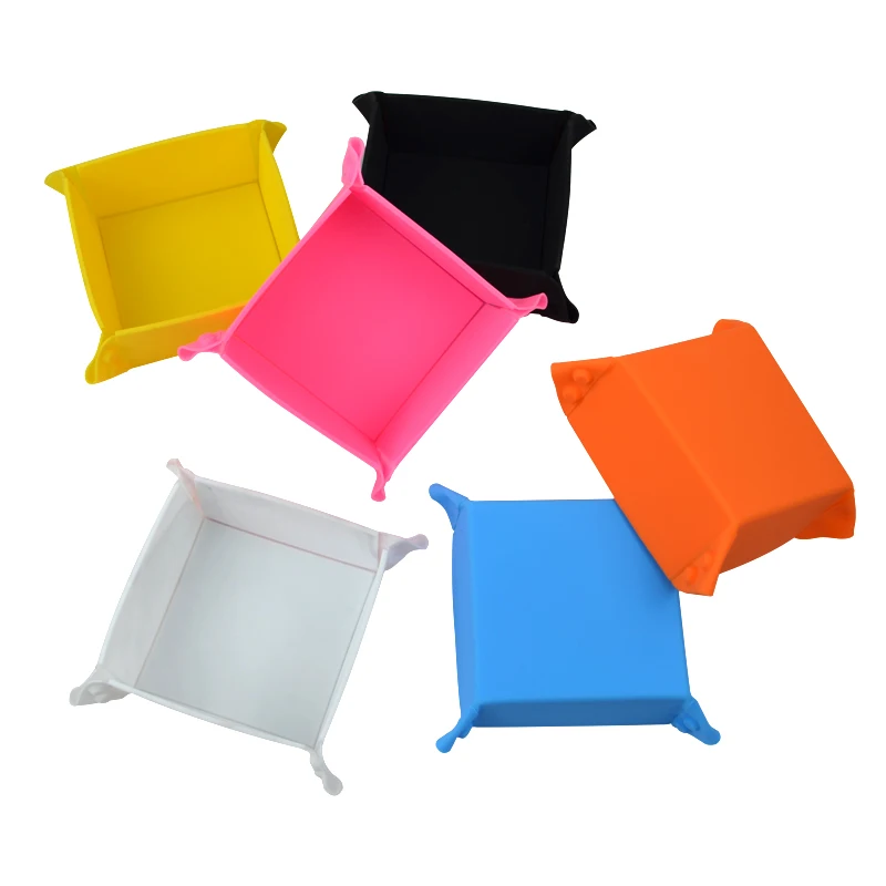 Factory New Design Foldable Heat Resistant Non Stick Silicone Storage Box Desk Organizer