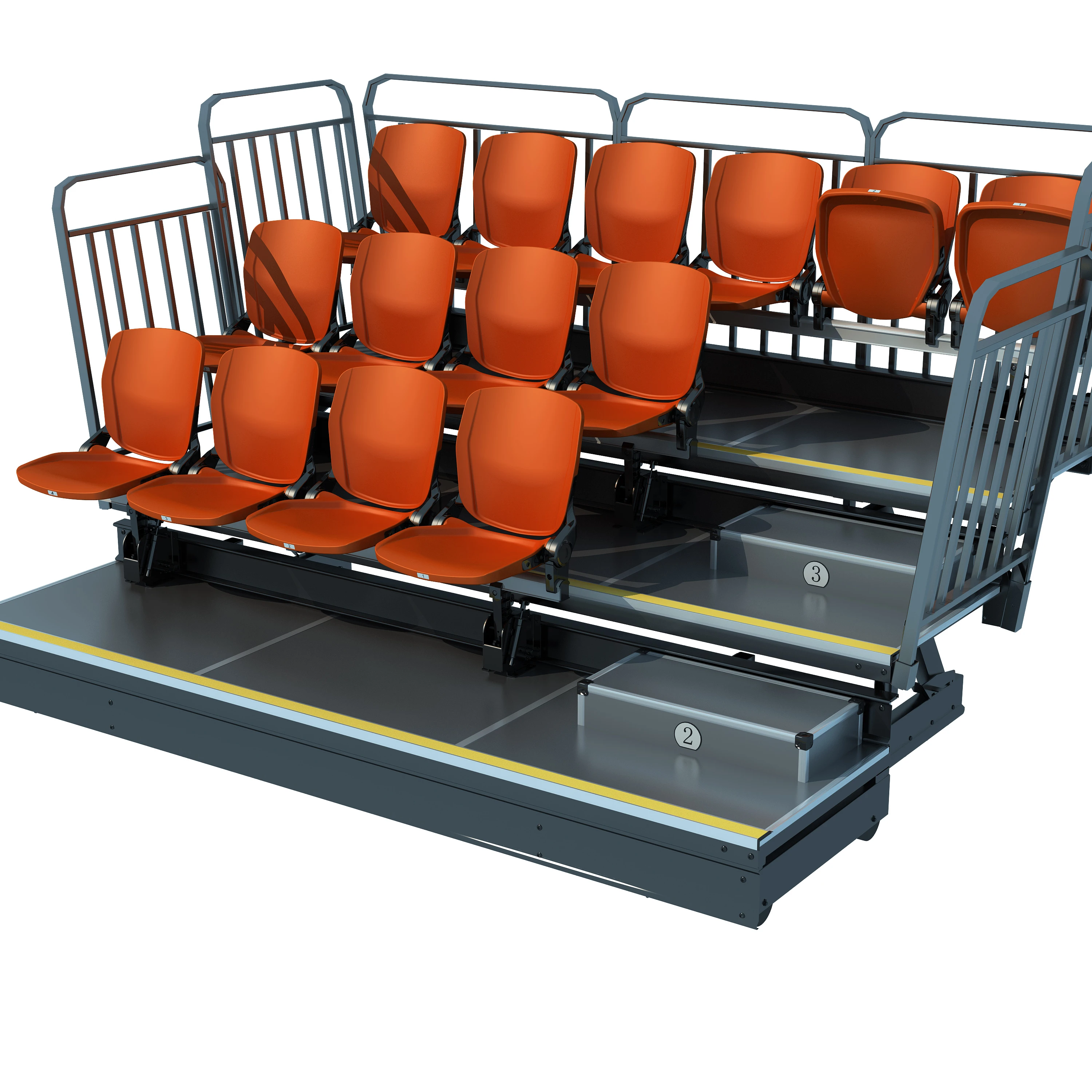 Factory Directly High Standard Telescopic Bleachers Plastic Modern School Furniture Suppliers Led Furniture for School