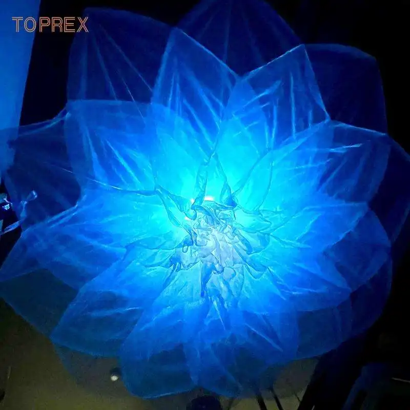 Ceiling flower decoration wall  home and flower shops use popular display mechanical LED flower lights