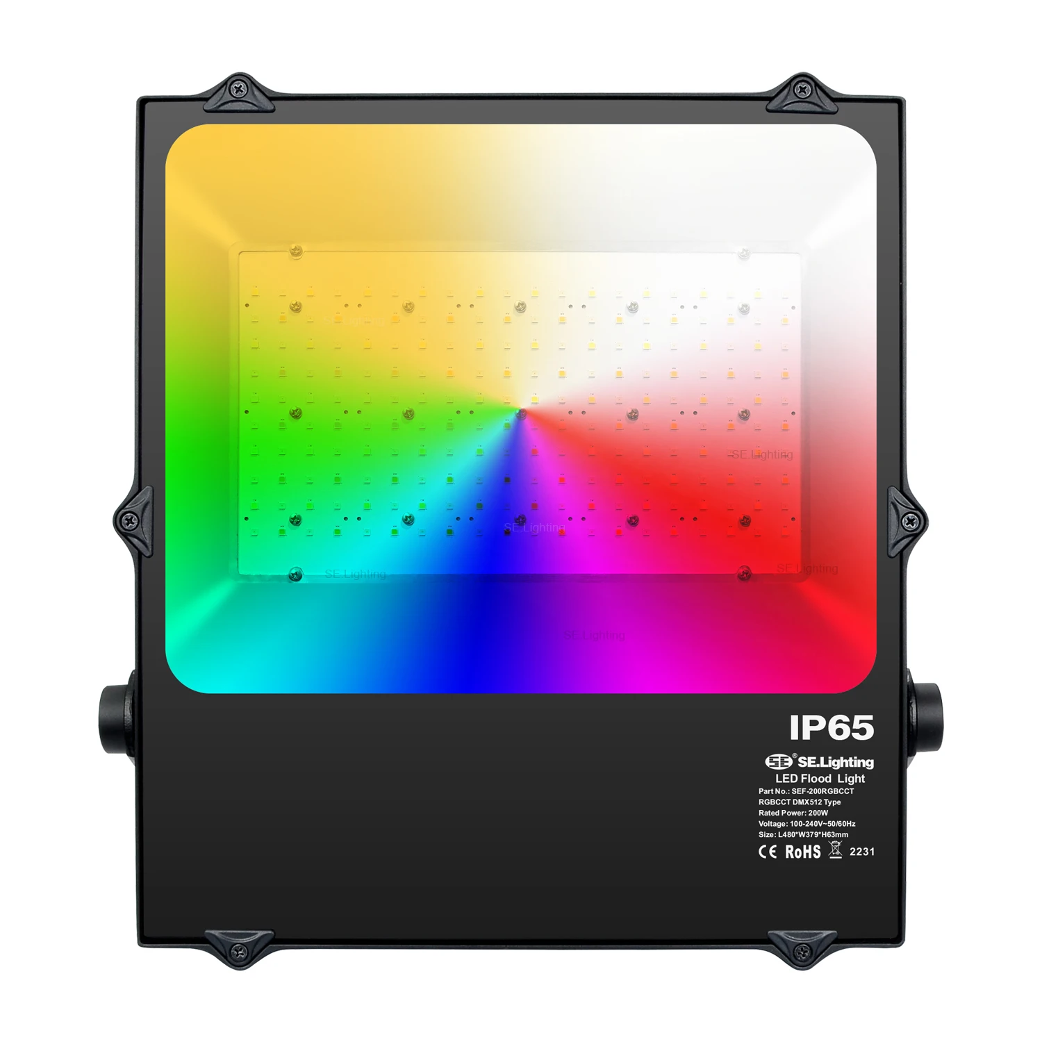 DMX 512 Wireless Control 100W 150W 200W 300W 450W CCT RGB LED Stage Light Equipment DJ Disco Party Wedding Lighting