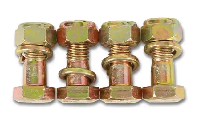 High strength color rotary tiller blade magazine screws grade 12.9