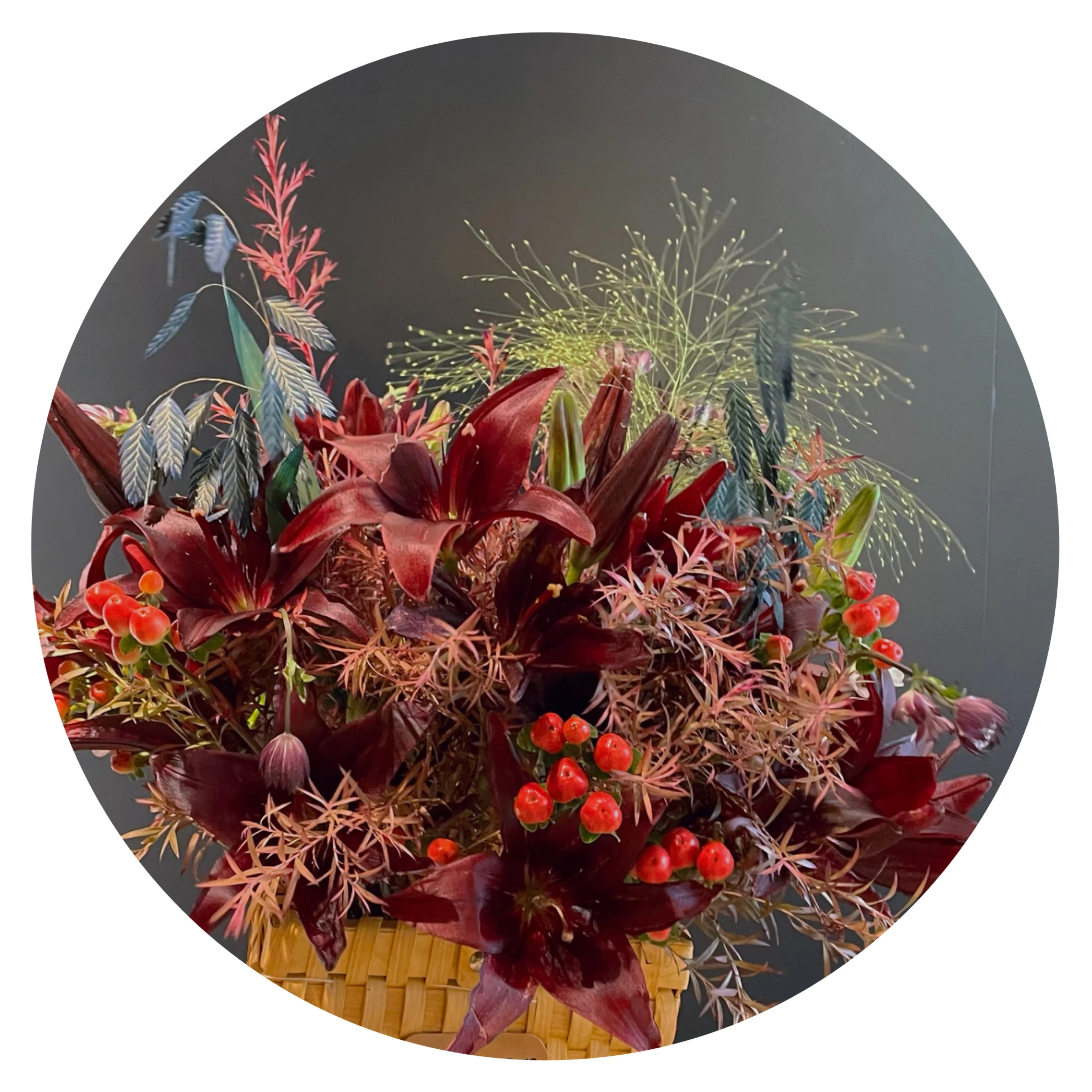 Винтажная квадратная корзина для розы Yuhuiting с цветами