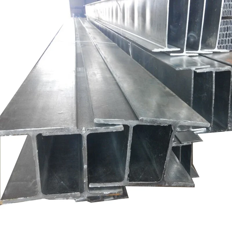 galvanized steel h beam posts heavy duty h beam steel sheet pile h beam china steel profiles 6M 12M ASTM Q235