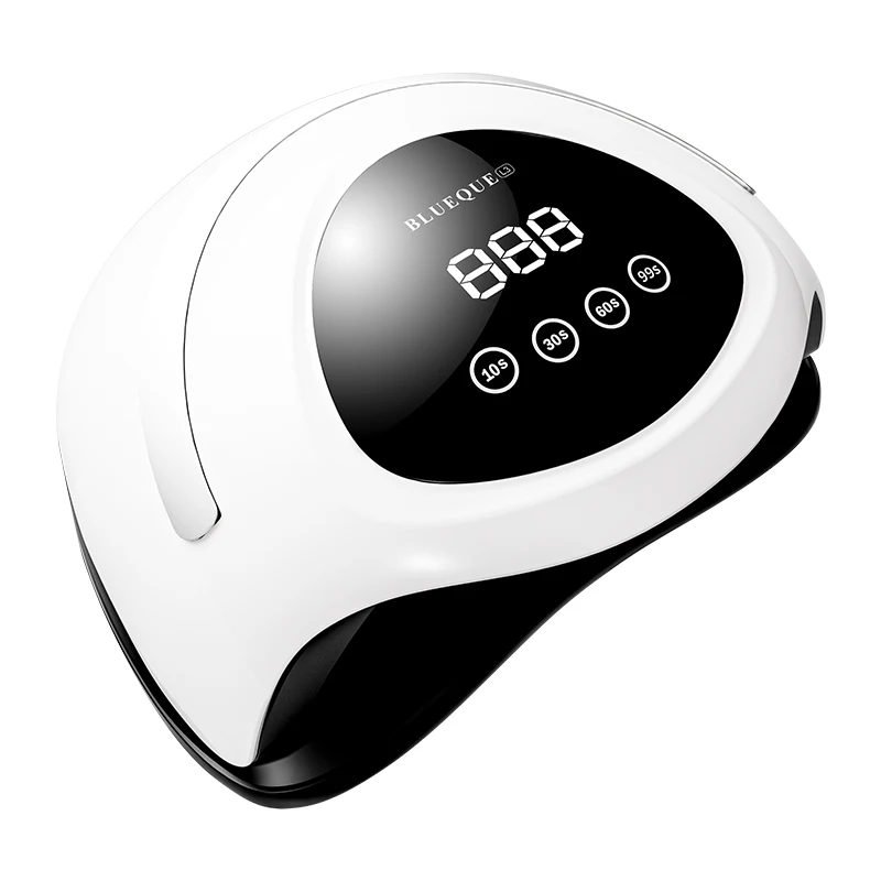 White DIY UV Gel Nail Lamp 180W Nail Dryer Set Light with 4 Timers Professional Nail Art Accessories for Curing Gel Polish