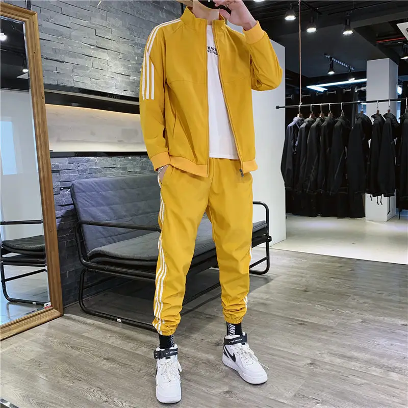 New High quality Man jacket tracksuits Windbreaker training suit men vintage nylon windbreak tracksuit