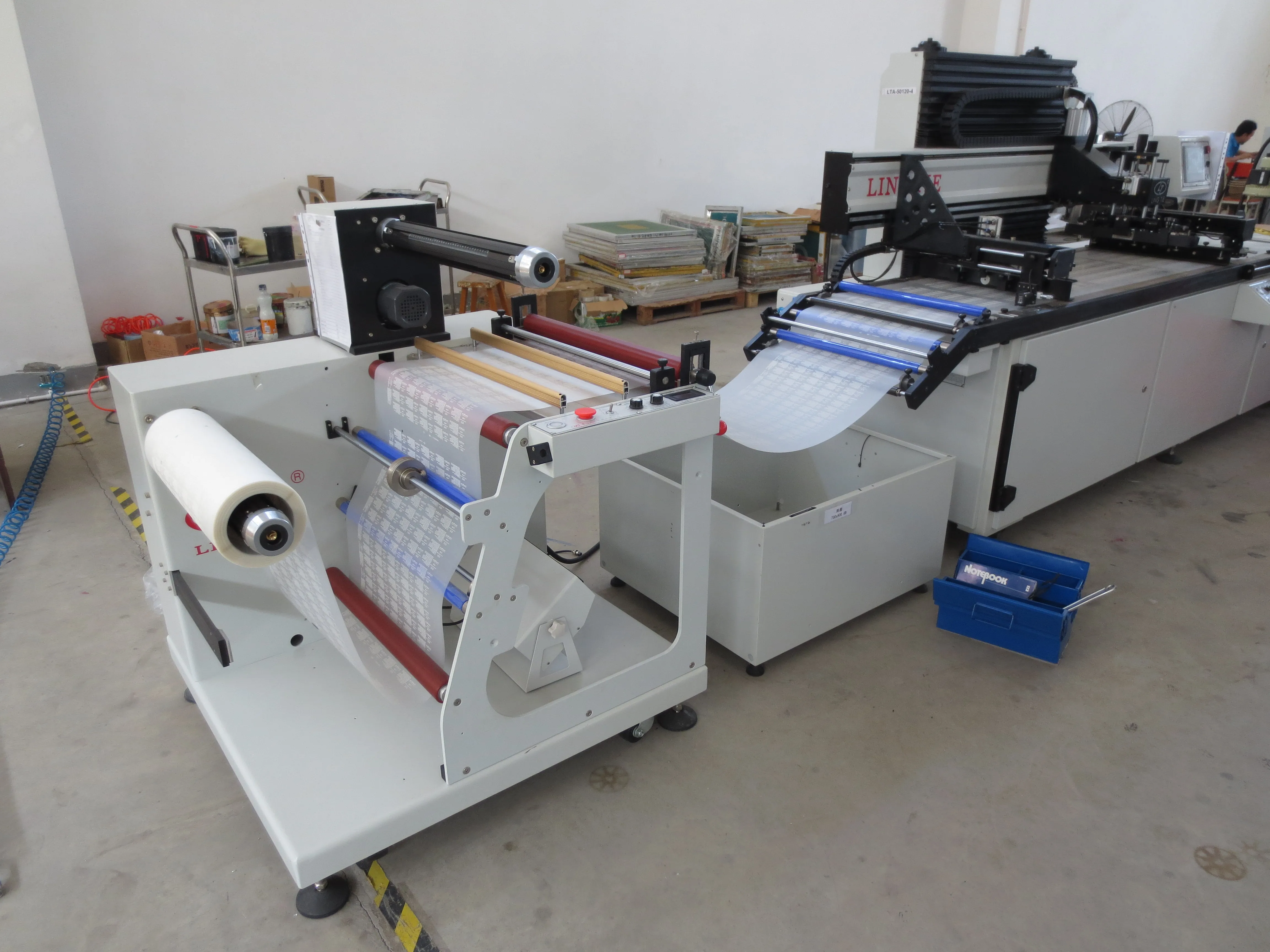 Silicon Rubber Keypad automatic multi-functional roll to screen printer