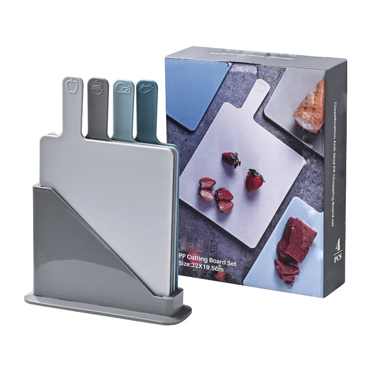 4 шт. набор пластиковых разделочных досок