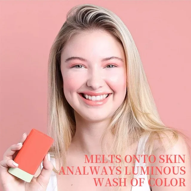 Hot Sale Neutral Logo-free Makeup Spot Blush Stick 22g Smooth Blush Cream Brightening Primer