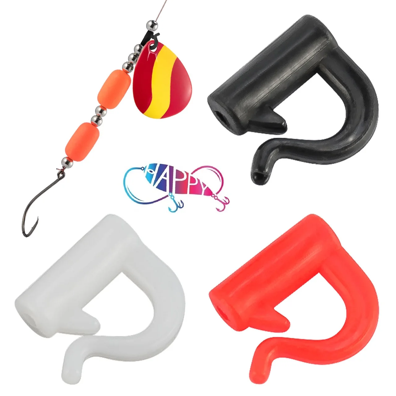 100PCS Quick Change Spinner stocked carp Fishing Clevis Crawler Harness Walleye Rig Speed Clevis for Spinner Blades Accessories