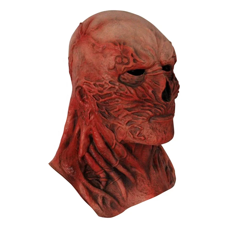2023 new horror vecna latex full head mask strange story 4 role playing horror monster Mask Halloween Party Mask