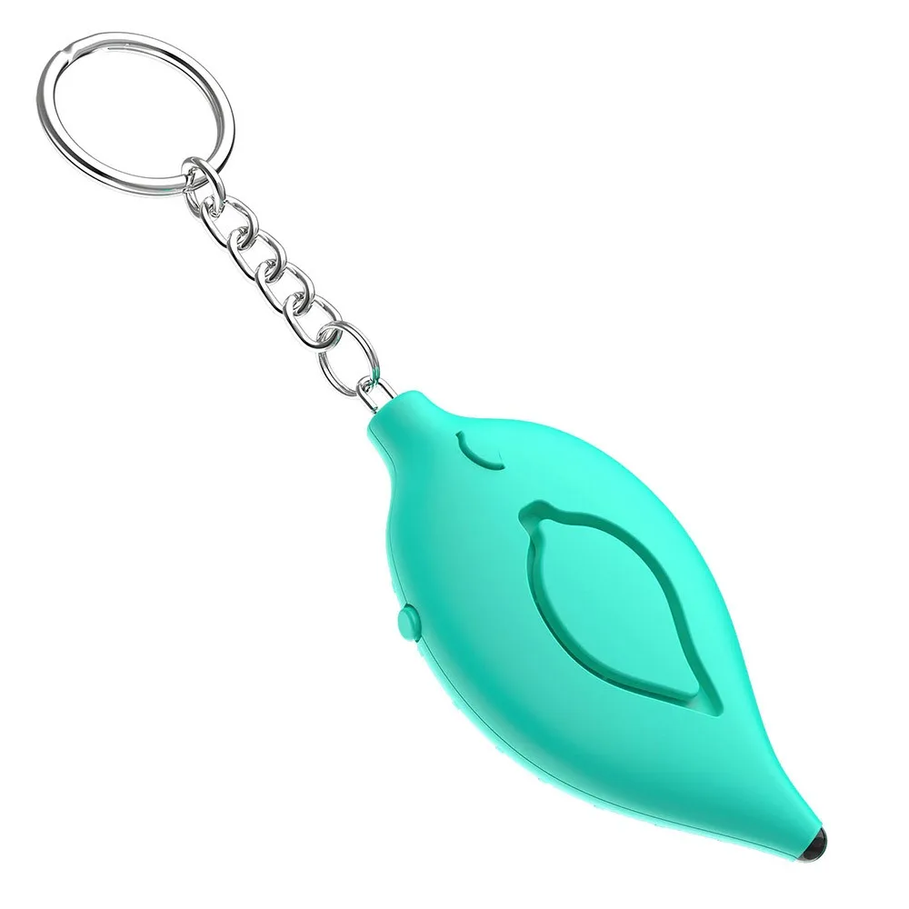New Women Emergency Anti Wolf Attack Safety Alarm Device Mini SOS Personal Alarm Keychain with Led Light