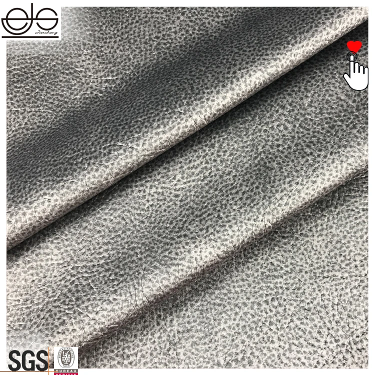 Cheap faux suede by the yard eco leather fabric