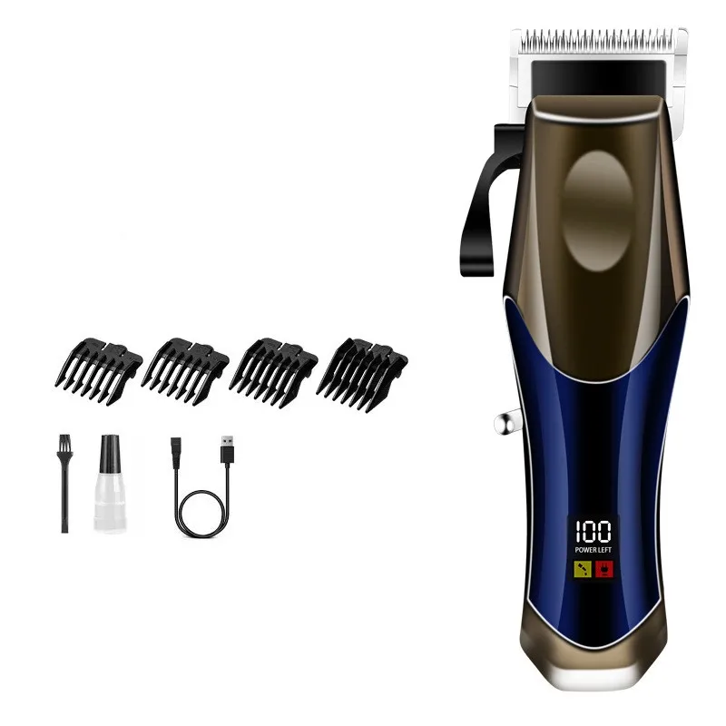 Professional hair cut machine waterproof wireless men barbers salon electric 0mm all metal trimmer buy hair clippers