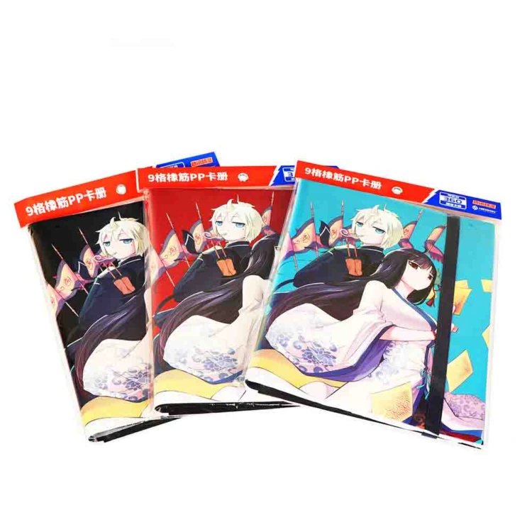 Customized HENWEI PP Plastic Trading TCG Photo Album Card Binders