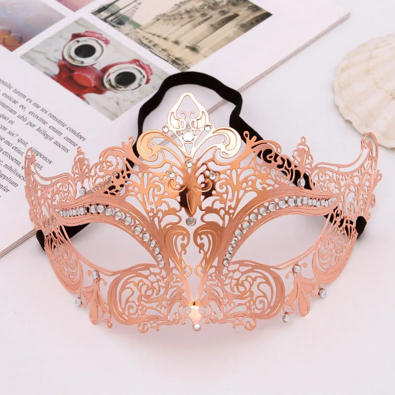 New Design Elegant Carnival Masquerade Princess Party Eye Reusable Venetian Masks