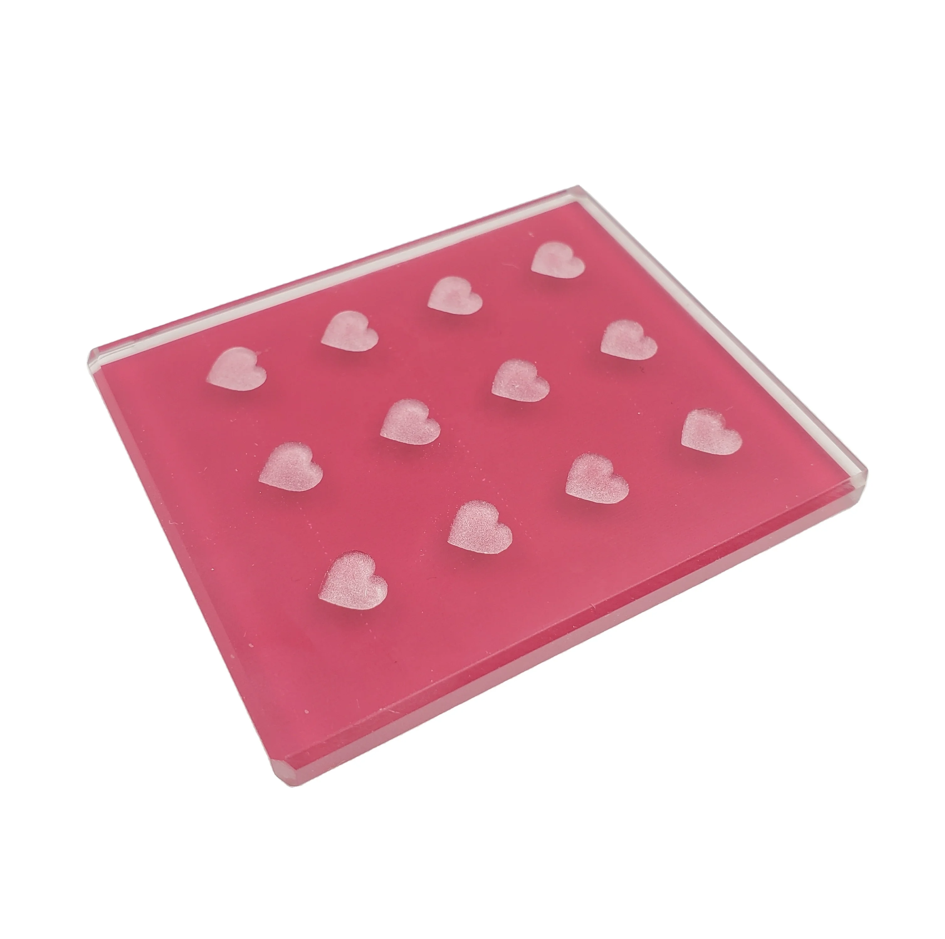 
wholesale eyelash glue holder/heart glue holder/lash glue tiles 