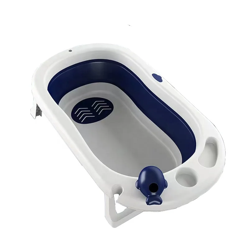 buy China good quality custom folding plastic newborn infant bath tub non-slip baby bathtub shower for newborns 0-8 years old