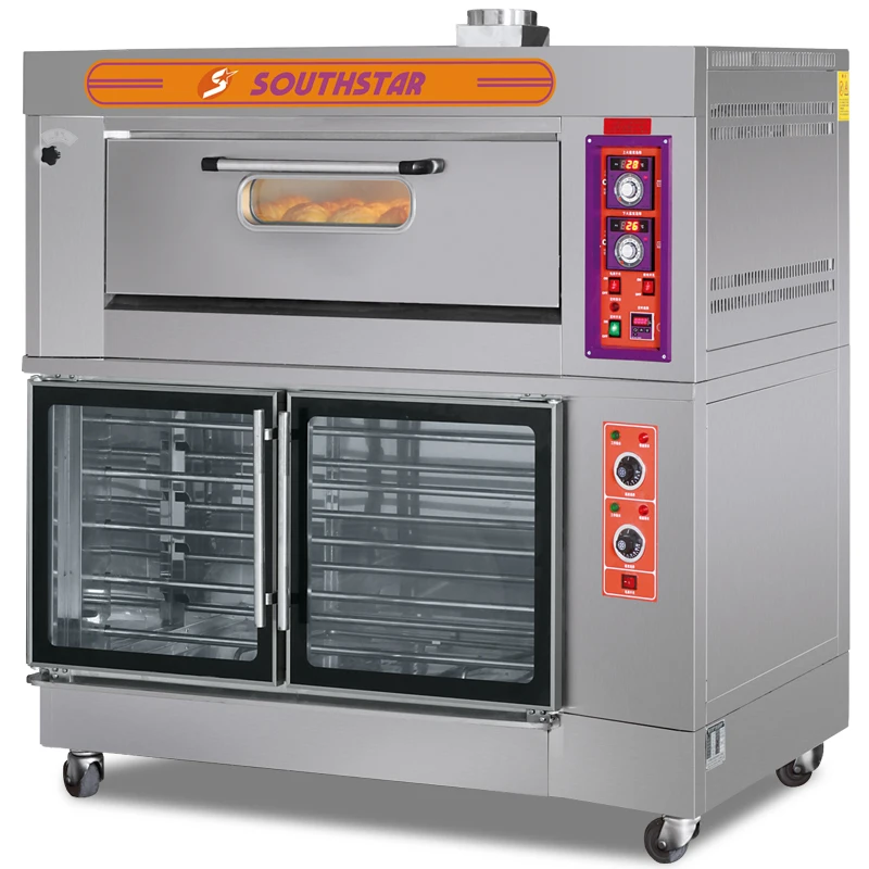 Factory sale 1 deck 2 trays and 10 trays proofer commercial bakery deck electric cooker combi toaster baking manufactures ovens