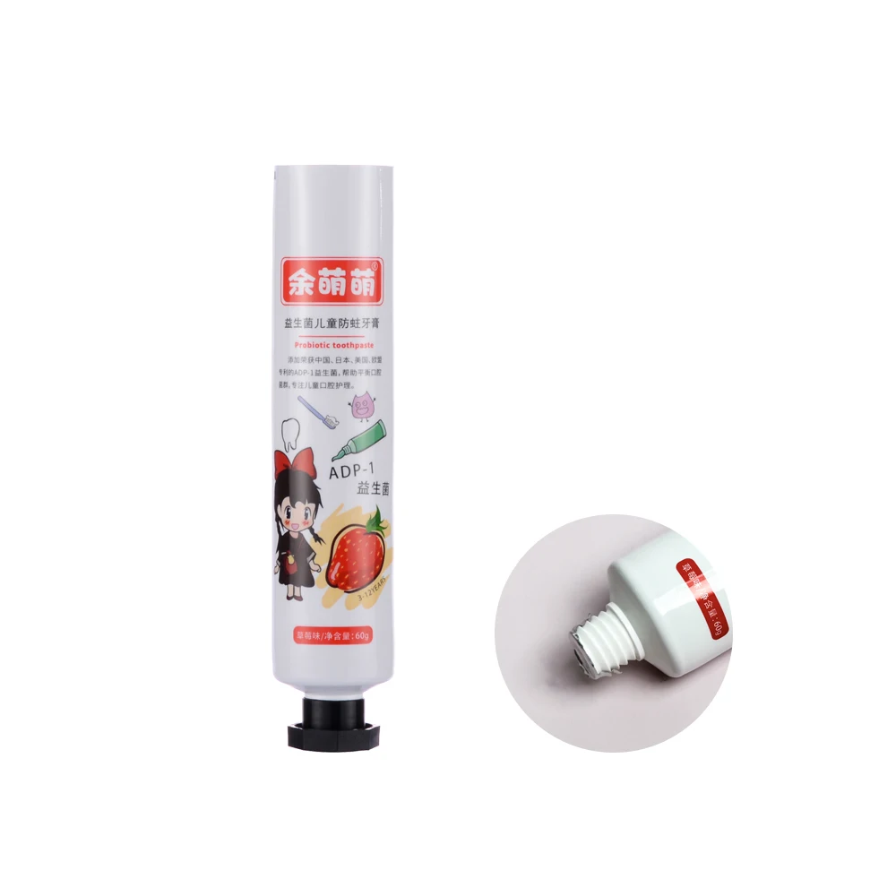 Wholesale plastic ABL toothpaste tube 100ml 60ml with lid, empty cream hose, laminated toothpaste tube packaging