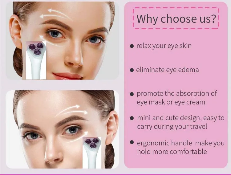 Patent production new mold face eye cram massage stick jade roller gua sha with custom logo label