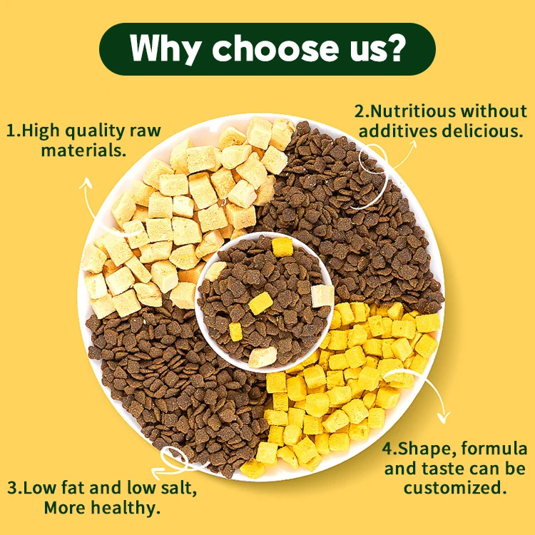ODM OEM Китайский сухой корм для собак низкая цена натуральные ингредиенты различных вкусов включая говядину тунца несколько форм