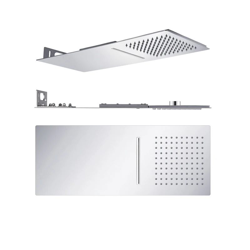 Нержавеющая сталь 304 аксессуары для ванной комнаты Душевая система набор ванная комната потолочная душевая головка