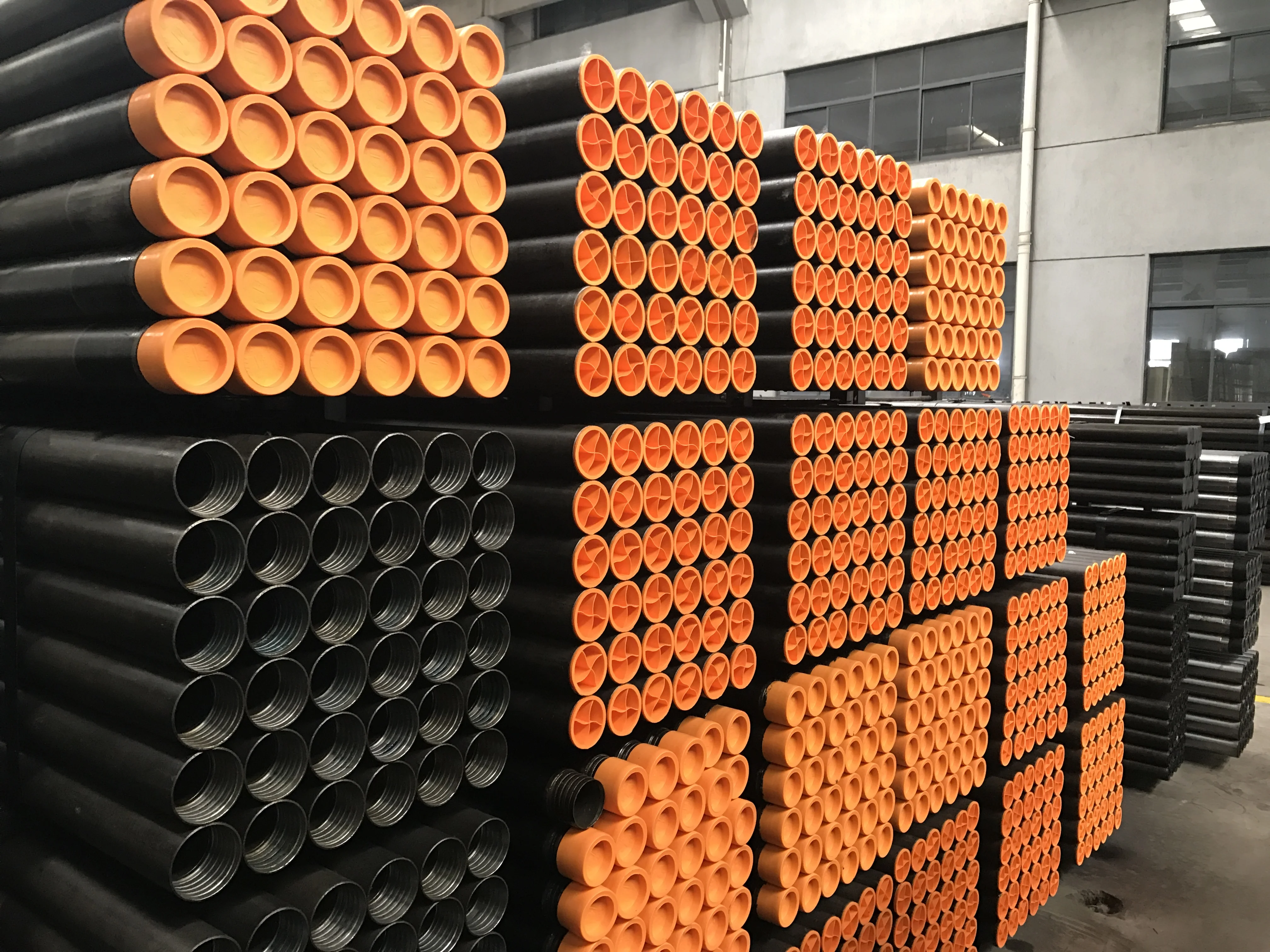 Geotec Wuxi CROWN drill pipe 2 7/8 5 1/2 inch 6m 3 1/2 inch fh drill pipe HDD machine drilling rod double horse