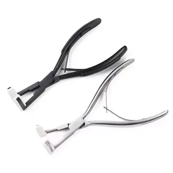 comb hair clips Silicone flat pliers  and Film Pliers for Hair Extensions
