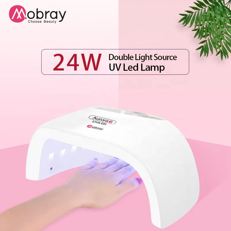 Mobray Заводская лечебная машина высокого качества УФ светодиодная лампа для ногтей 24 Вт