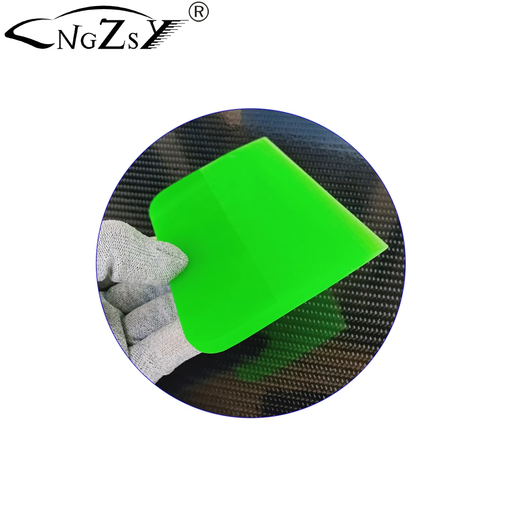 12cm Soft PPF Scraper Squeegee Vinyl Wrapping Carbon Fiber Film Sticker Pasting Tool Car Wrap Window Tint Cleaning Tool B72