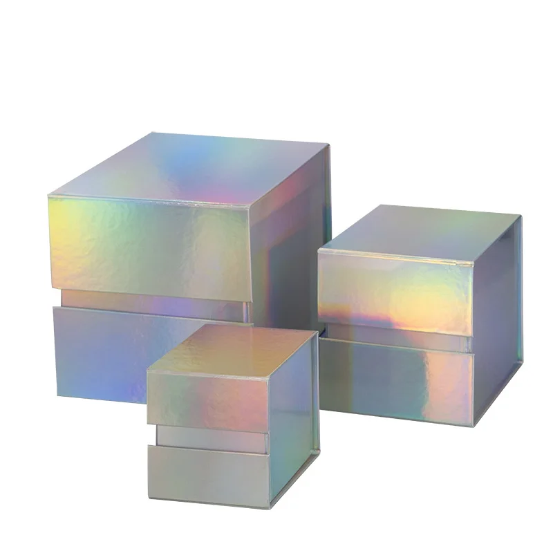 ABCO Square Foldable Box Side Flip Cover Magnet Gift Universal Packaging