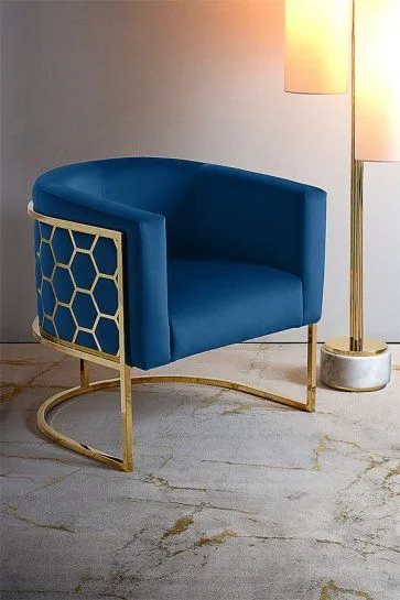 Современная бархатная мебель для отдыха из нержавеющей стали, одиночный диван-стул для отдыха