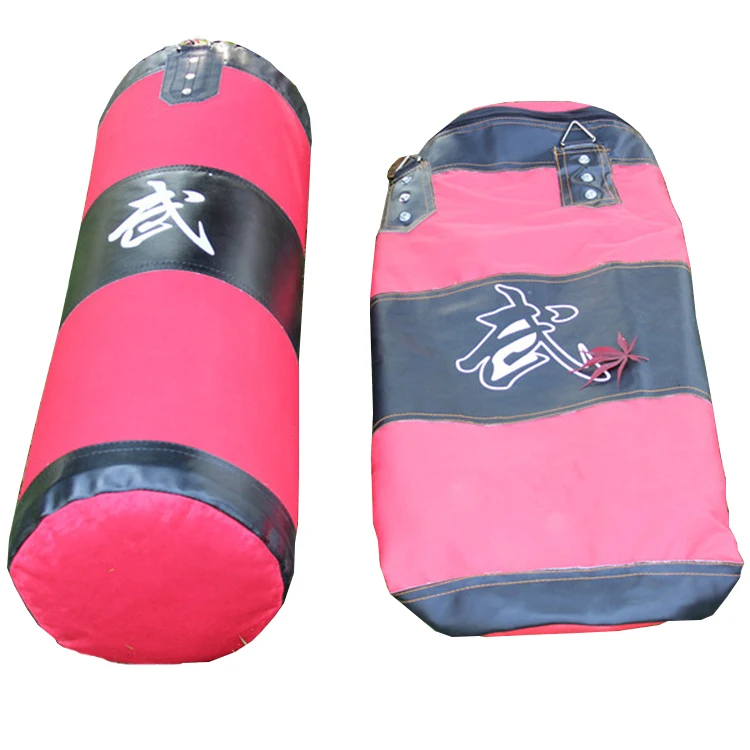 60CM Empty Sport Boxing Sand Bag Heavy Standing Sandbags Punching Training Bag with Chains