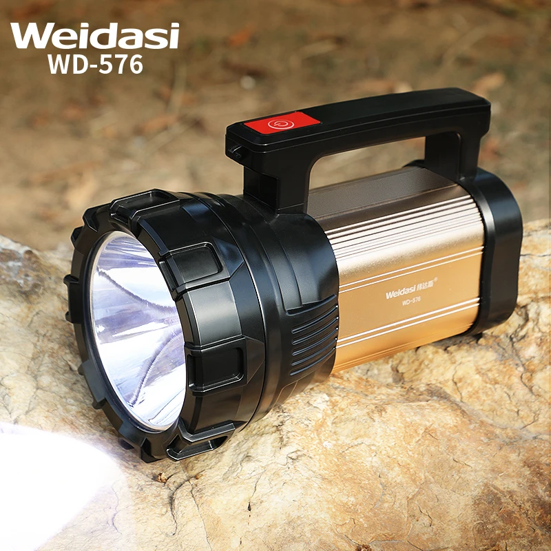 Charger torchlight searchlight led handheld spotlight camping lamp emergency light for sale