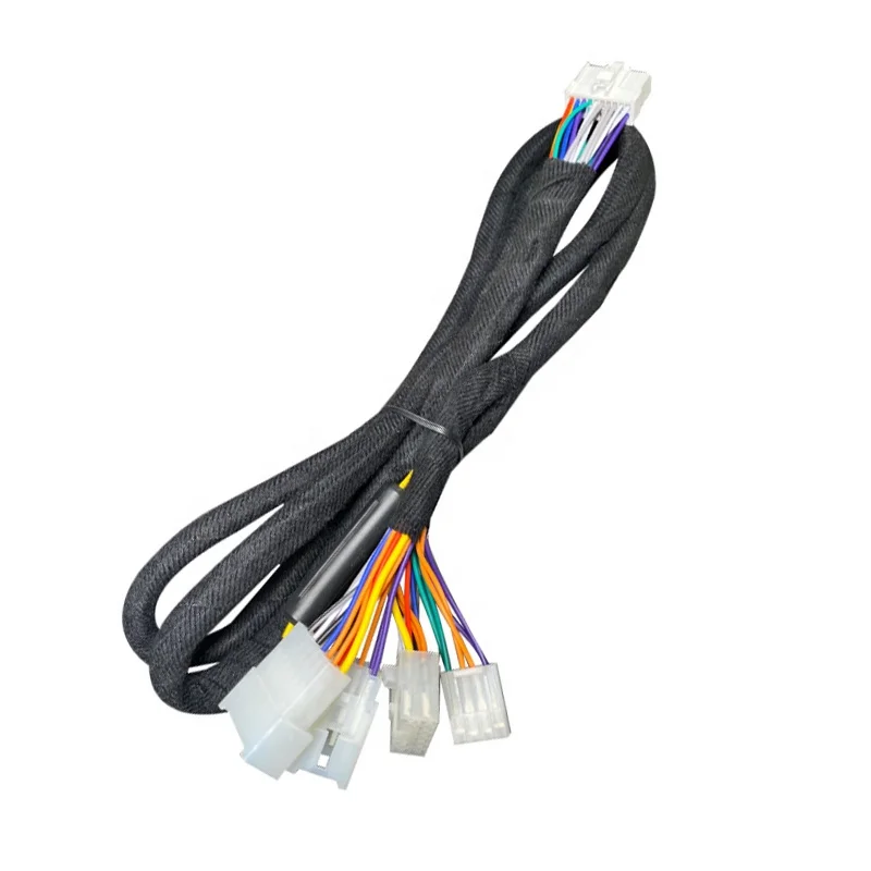 4x150W Car DSP Amplifier Wiring Harness ISO Cable