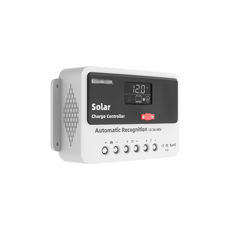 12V24V48V Автоматическая идентификация солнечного контроллера литиевая свинцово-кислотная LiFePO4 Универсальный фотоэлектрический зарядный контроллер