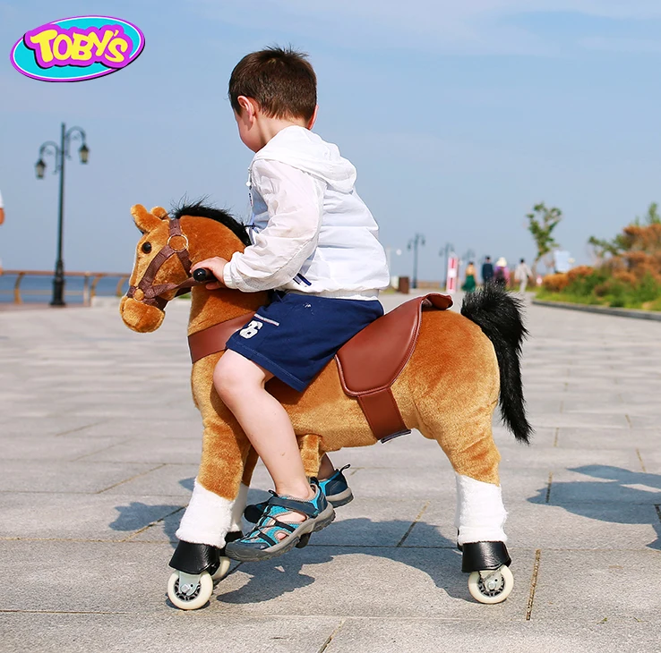Mechanical Ride On Toys Walking Plush Toy Mechanical Drive Toy