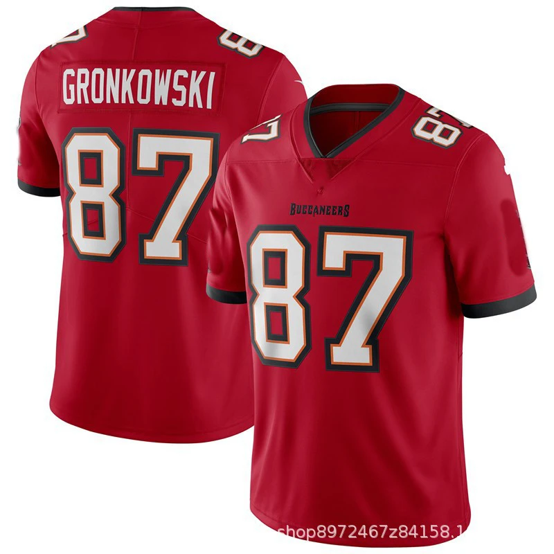 Custom Sublimated High Quality Tampa Bay 12# 87# Nfl Jerseys American Football Jersey