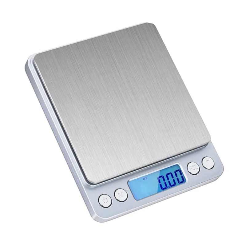 Test Instruments 500/0.01g 3000g/0.1g LCD Portable Mini Electronic Digital Scales Pocket Case Postal Kitchen Jewelry Weight Bal