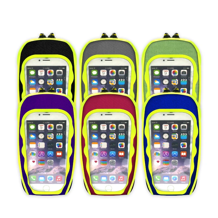 High quality lightweight and durable sports arm bag black outdoor hiking arm bag to store keys mobile phone supplies arm bag