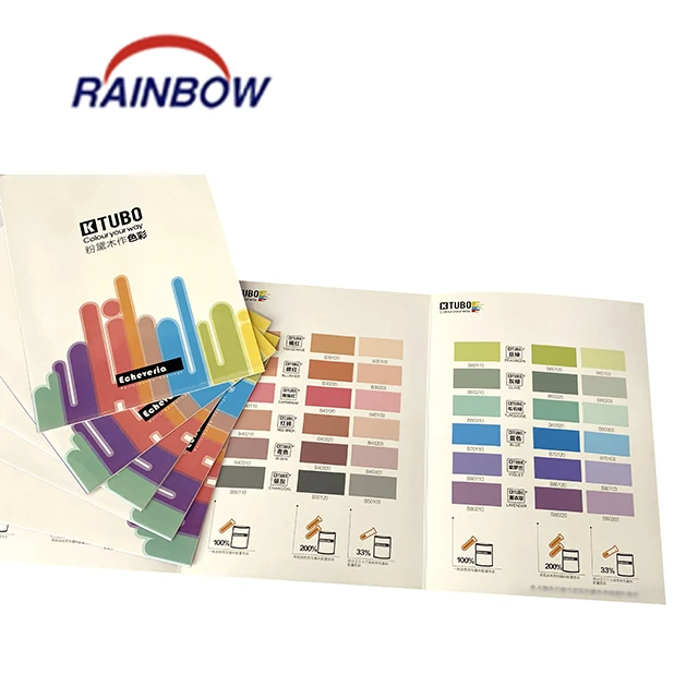 Promotional Customized Printing Coating Color Card