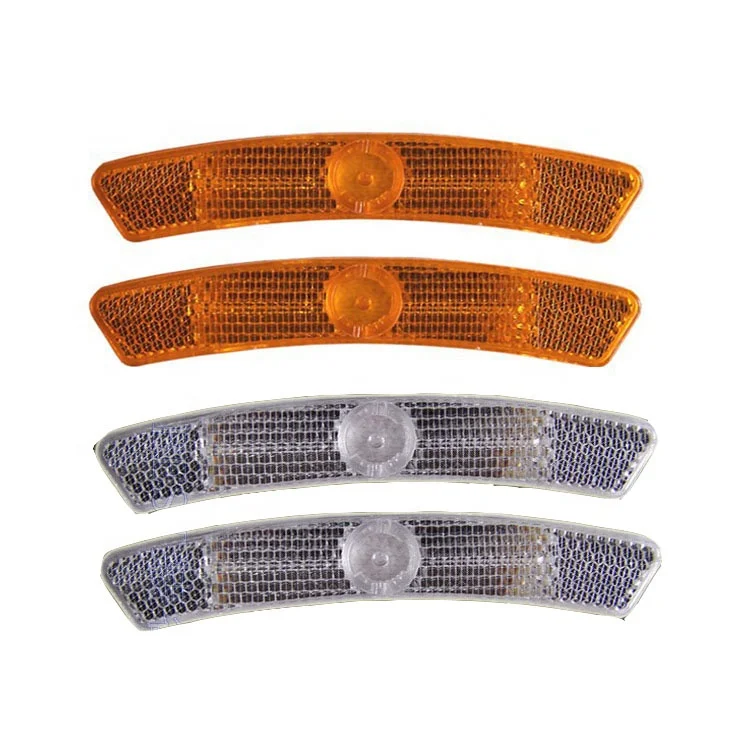 Bicycle Spoke reflector Front White Rear Yellow color