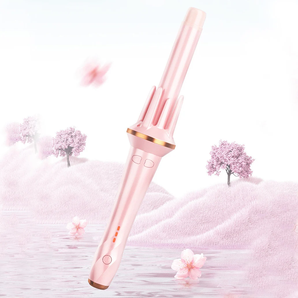 automatic hair curler Ceramic Easy Use Automatic Curling Iron Hot Selling Professional LCD Curling Iron Rotating Hair Curler