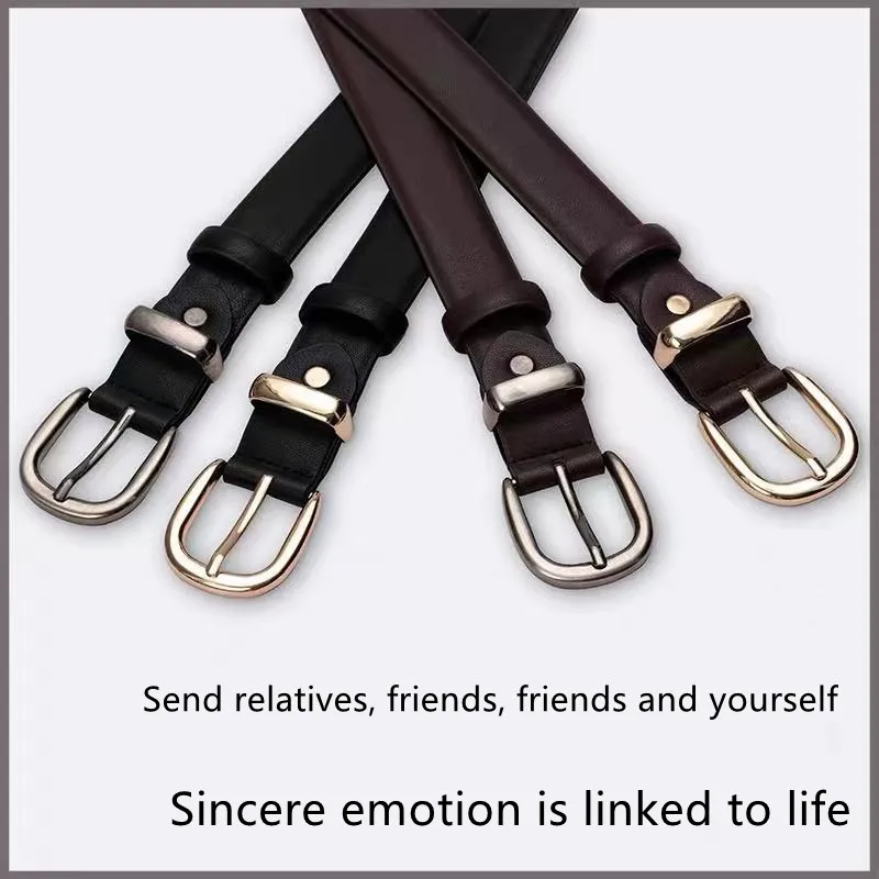 Custom Men Kids 1.1in Width Pu Leather Uniform Dress School Tie and Belts