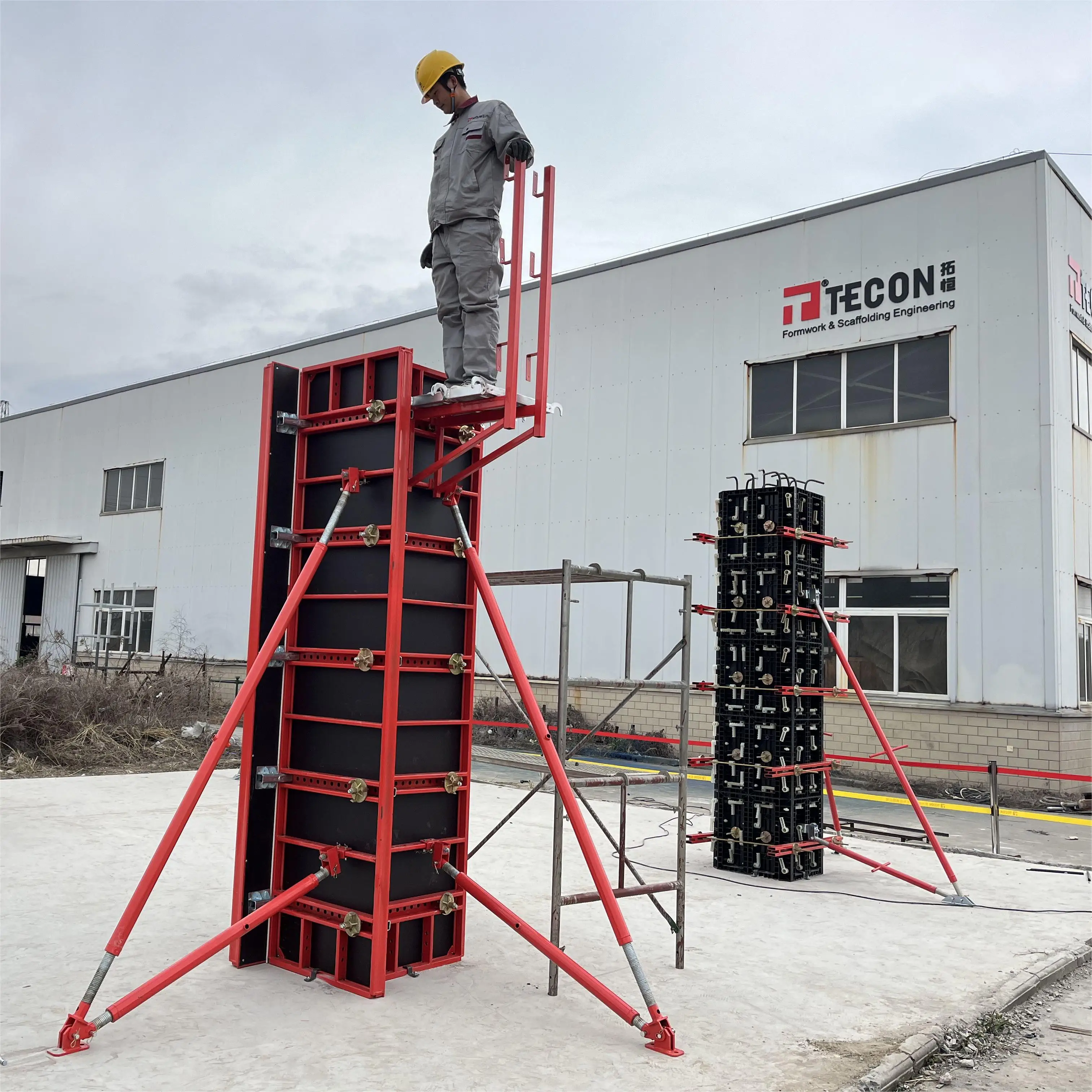TECON фанерная опалубка для бетонных регулируемых колонн изогнутые панели