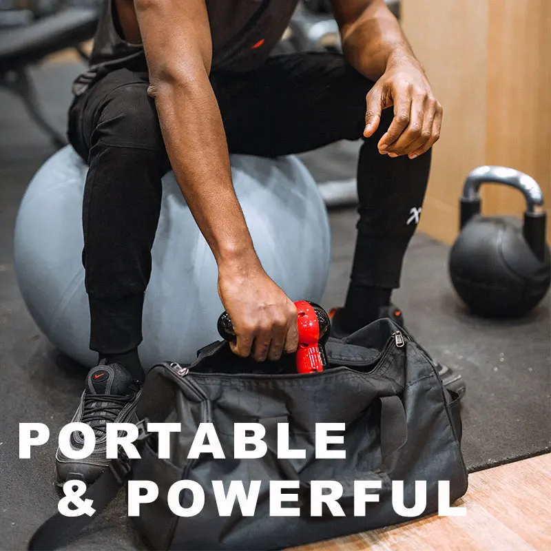 Global Patented massageador pro portable small heat therapy vibration muscle pocket mini massage gun with case and screen