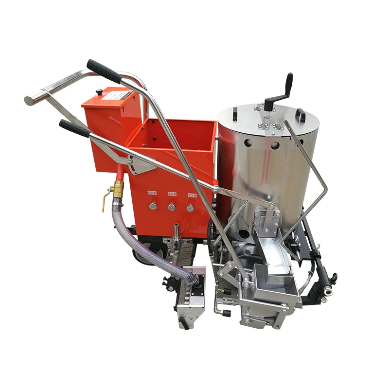 ISO9001 factory 15cm size of shoe road marking machine with moped chair driving type road marking machine